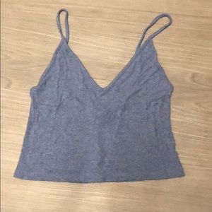 Blue Brandy Melville Crop Tanktop